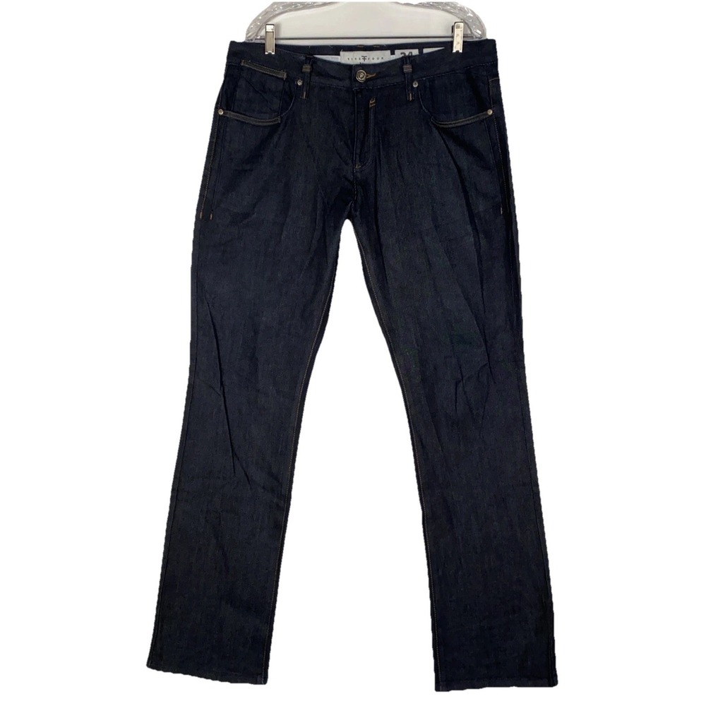 Five Four Men's Jeans 34x36 Relaxed Black Unique NWOT